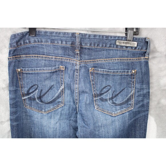 Express Boot Stella Low Rise Regular Fit Women's Size 6/28 Jeans Blue - Picture 9 of 10
